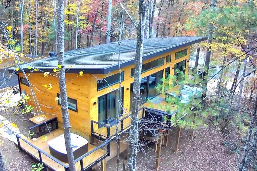Villa Modern Mountain Getaway With Hot Tub, Fire Pit Sautee Nacoochee Exterior foto